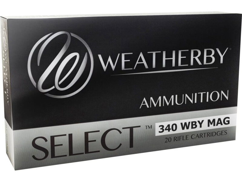 Weatherby Select Ammo 340 WBY Mag