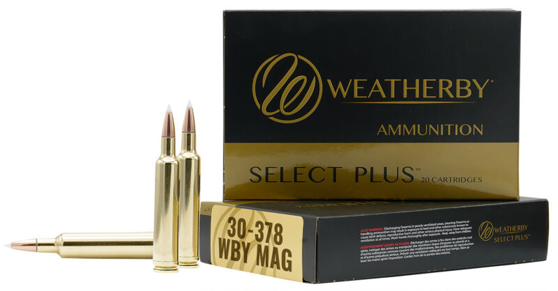 Weatherby Select Plus Ammo 30-378 WBY Mag