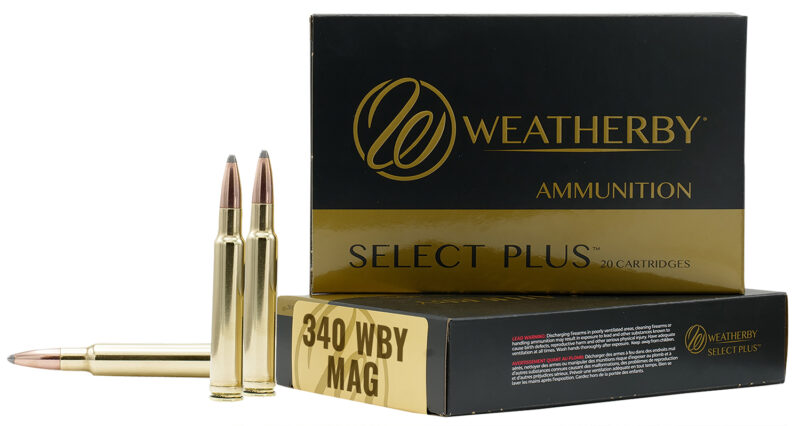 Weatherby Select Plus Ammo 340 WBY Mag