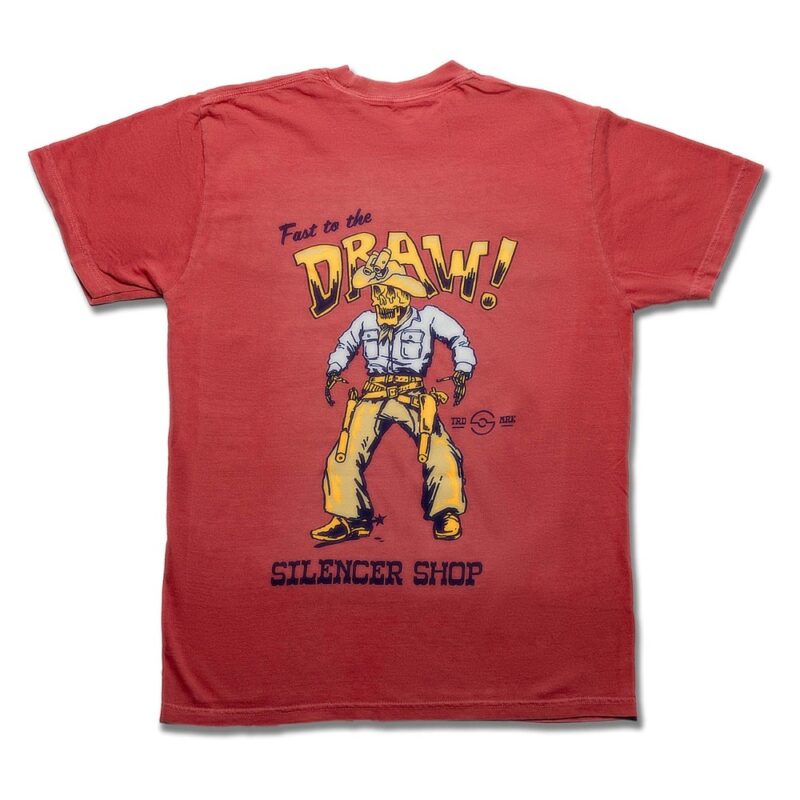 Silencer Shop Quickdraw T-Shirt Crimson