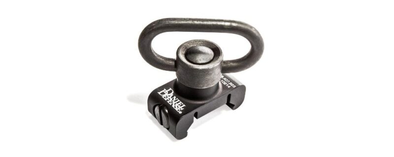 Daniel Defense Rail Mount QD attachment w/ Swivel Black