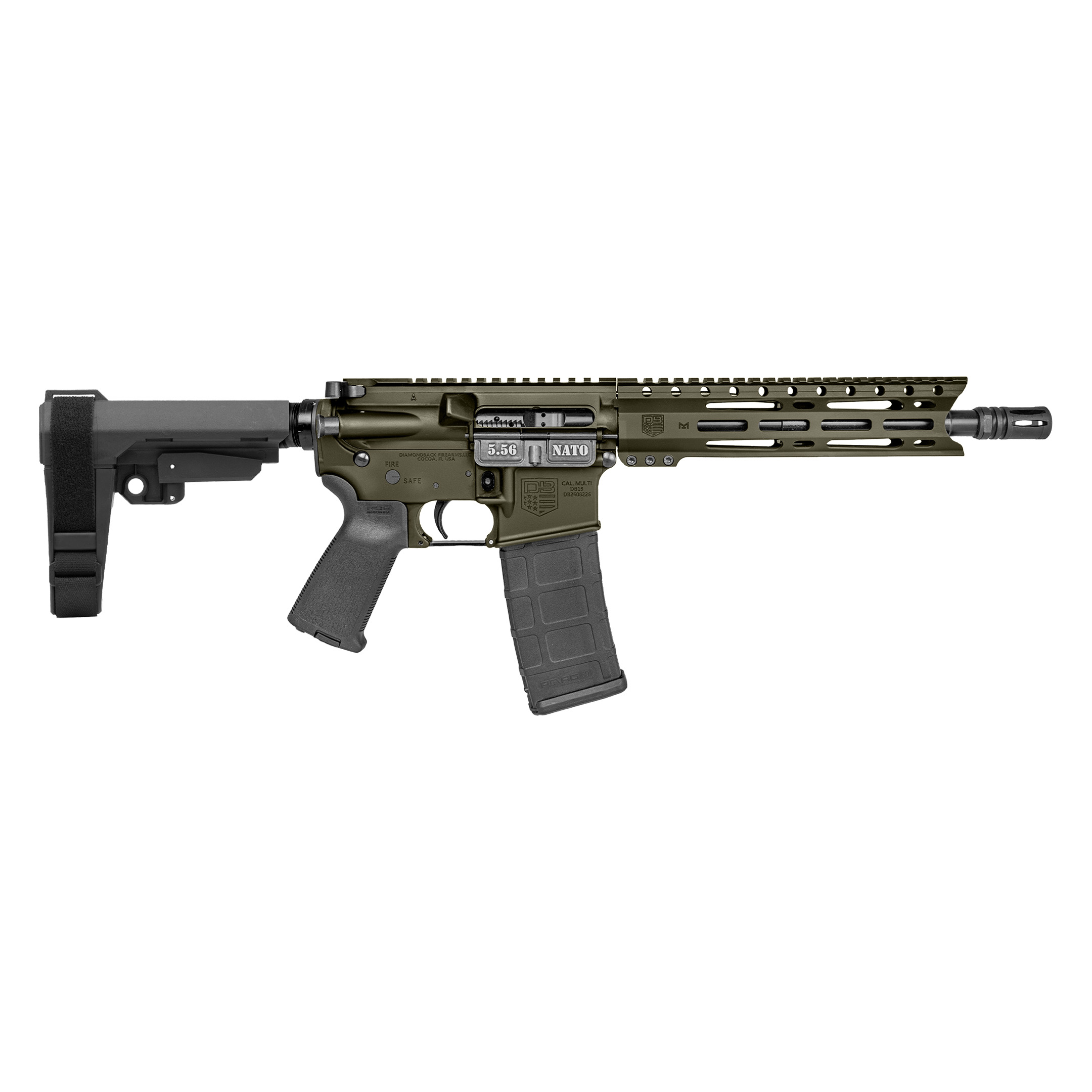 Diamondback Firearms Carbon DB15 Pistol 223 Rem / 5.56 NATO