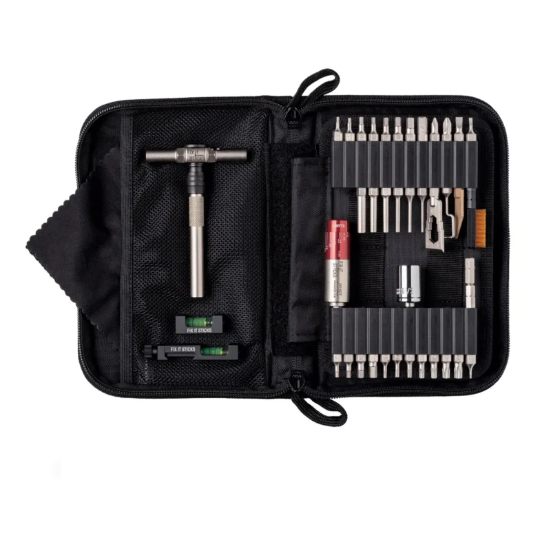 Fix It Sticks Long Range Competition Toolkit with All-In-One Torque Driver Black