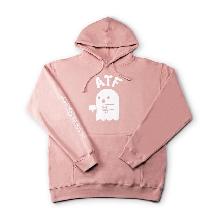 Silencer Shop Ghost Hoodie Dusty Pink