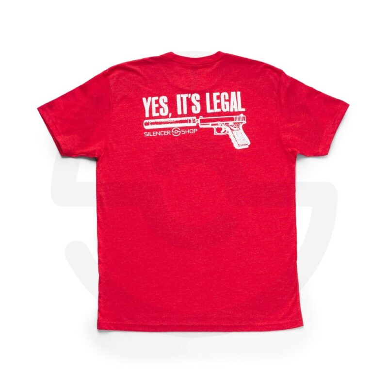 Silencer Shop Yes It’s Legal Womens T-Shirt Tan