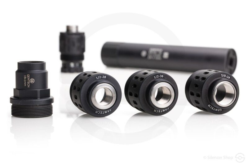 Gemtech GM-9 Thread Mounts 300 BLK 5/8x24