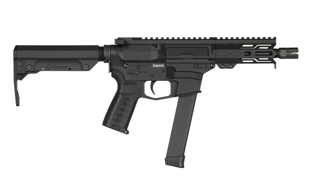 CMMG Banshee MkGs SBR 9mm Armor Black 1/2x28