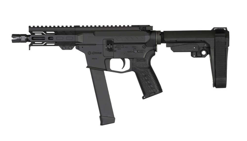 CMMG Banshee MkGs 9mm Pistol 1/2x28 Armor Black