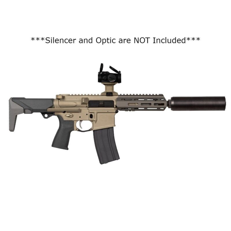 Q Sugar Weasel Shorty Stock SBR - 300BLK 300 BLK Tan