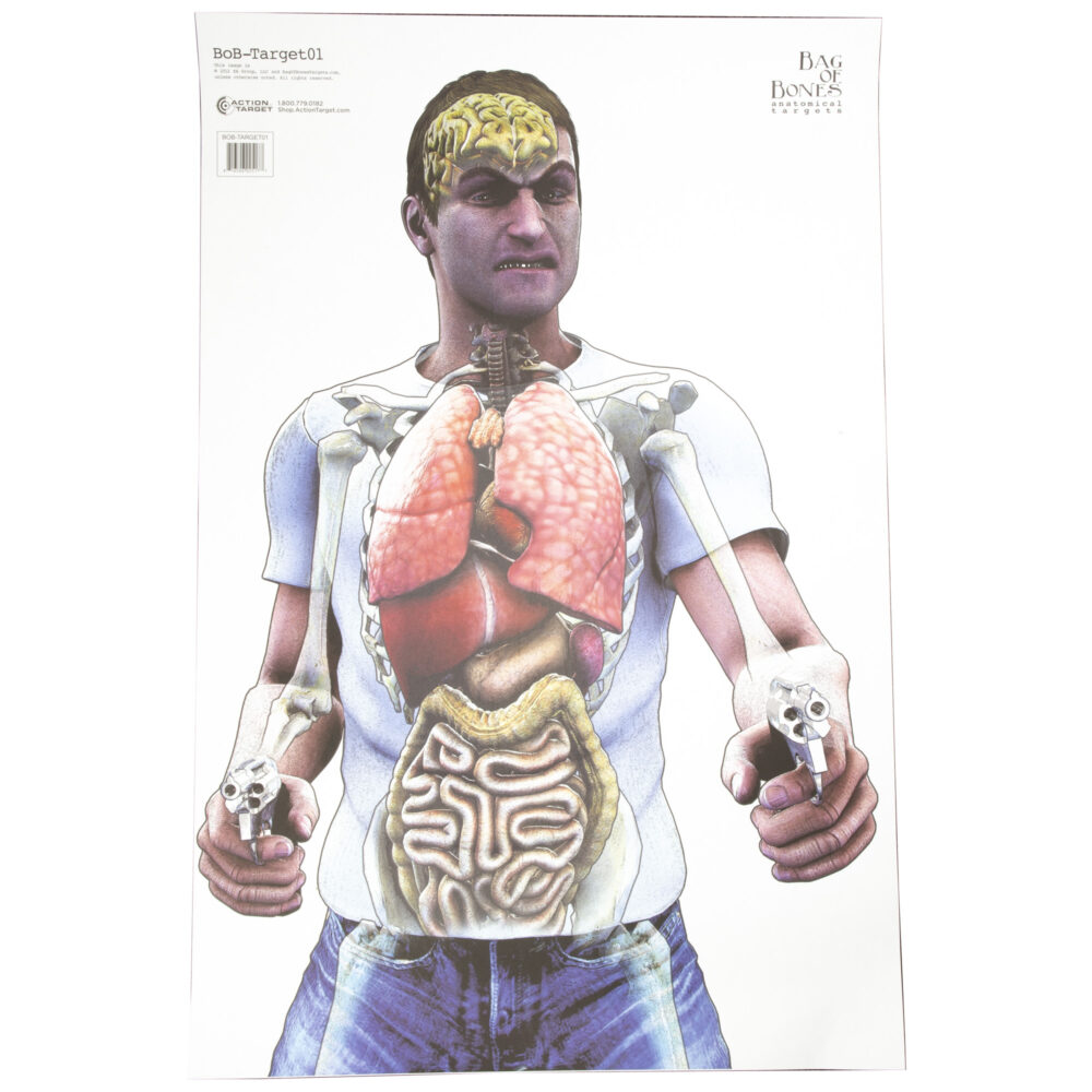 Action Target Bag of Bones Threat Target 23″x35″ 100 Per Box