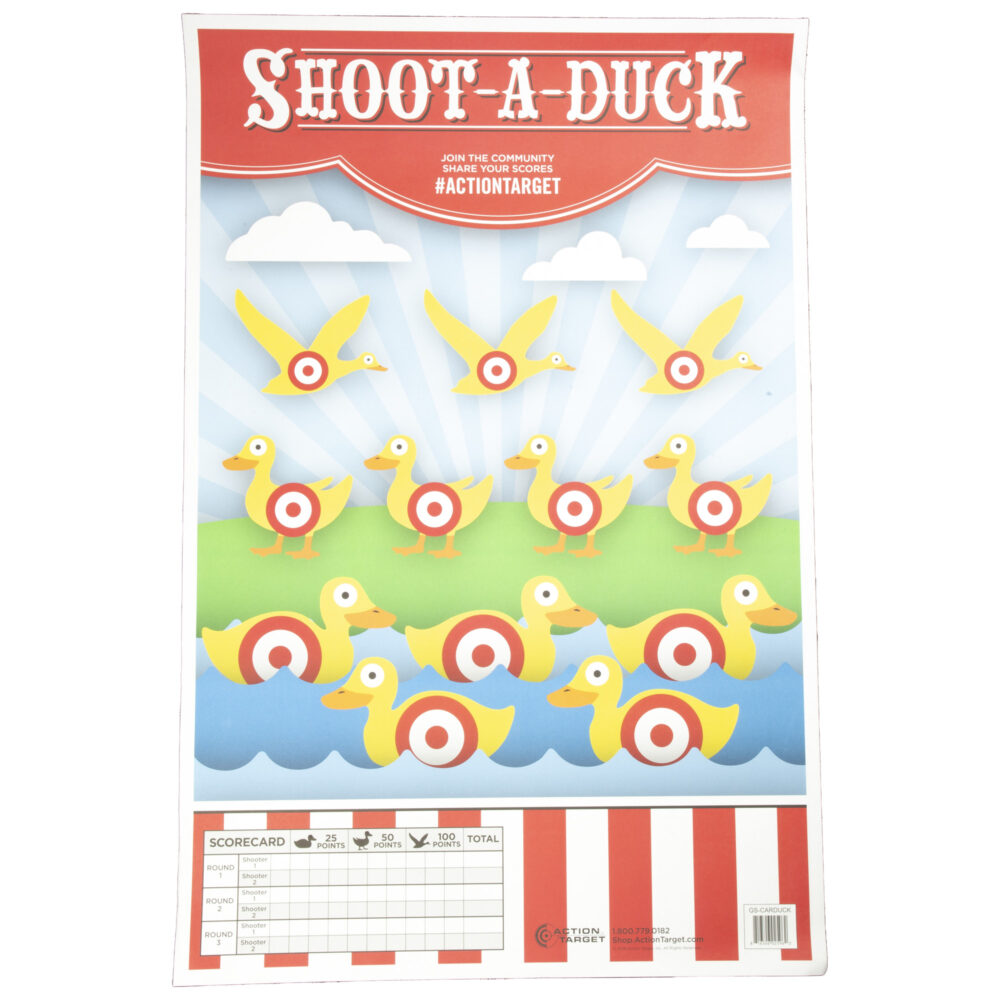 Action Target Arcade Classic Target Multi Color 23″x35″ 100 Per Box