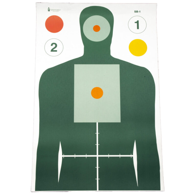 Action Target MN Center for Criminal Justice Advanced Skill Builder Target Multi Color 23″x35″ 100 Per Box