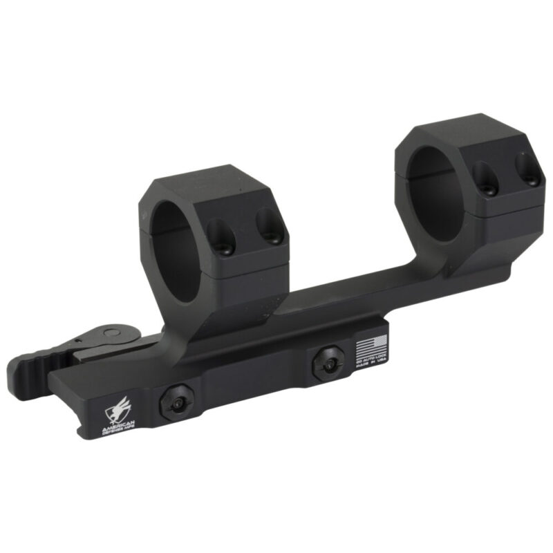 American Defense Mfg. Delta Scope Mount Quick Detach 2″ Offset Black