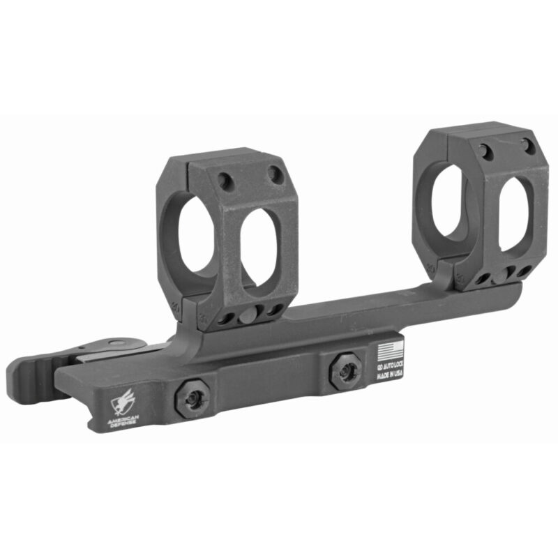 American Defense Mfg. AD-RECON Scope Mount Dual Quick Detach 2″ Offset 30MM Black