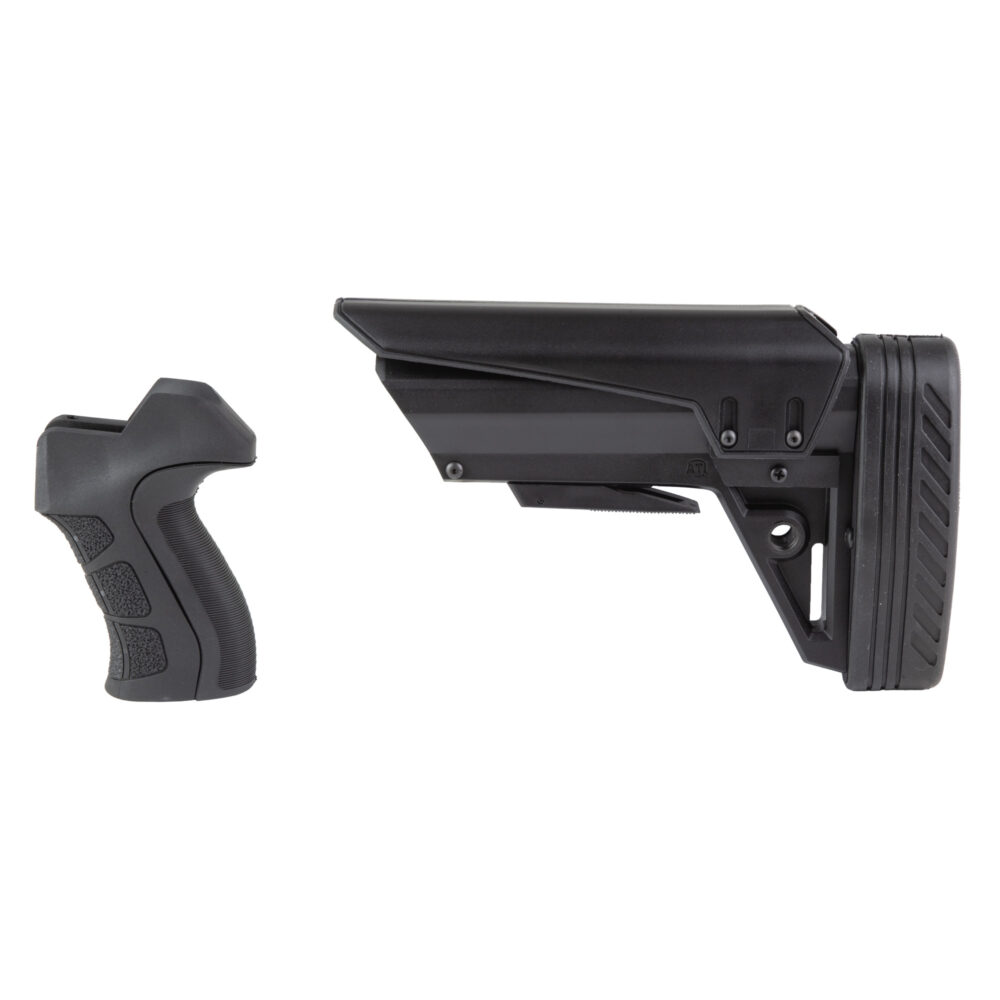 ATI Outdoors Tactlite Shotgun Stock and X2 Grip Fits Mossberg 590R/590RM Black