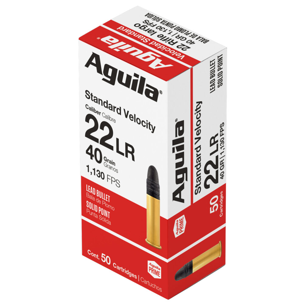 Aguila Ammunition Rimfire 22LR 40 Grain 50 Round Box