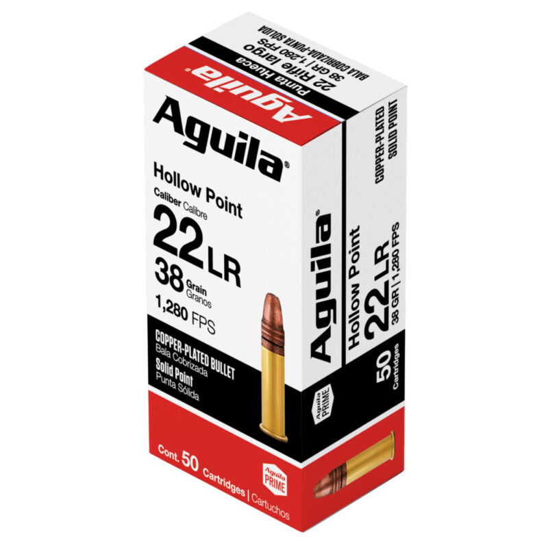Aguila Ammunition Rimfire 22LR 38Gr 50 Round Box