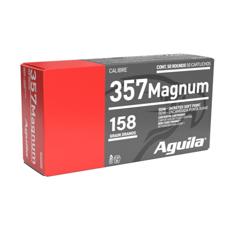 Aguila Ammunition Pistol 357 Mag 158 Grain 50 Round Box