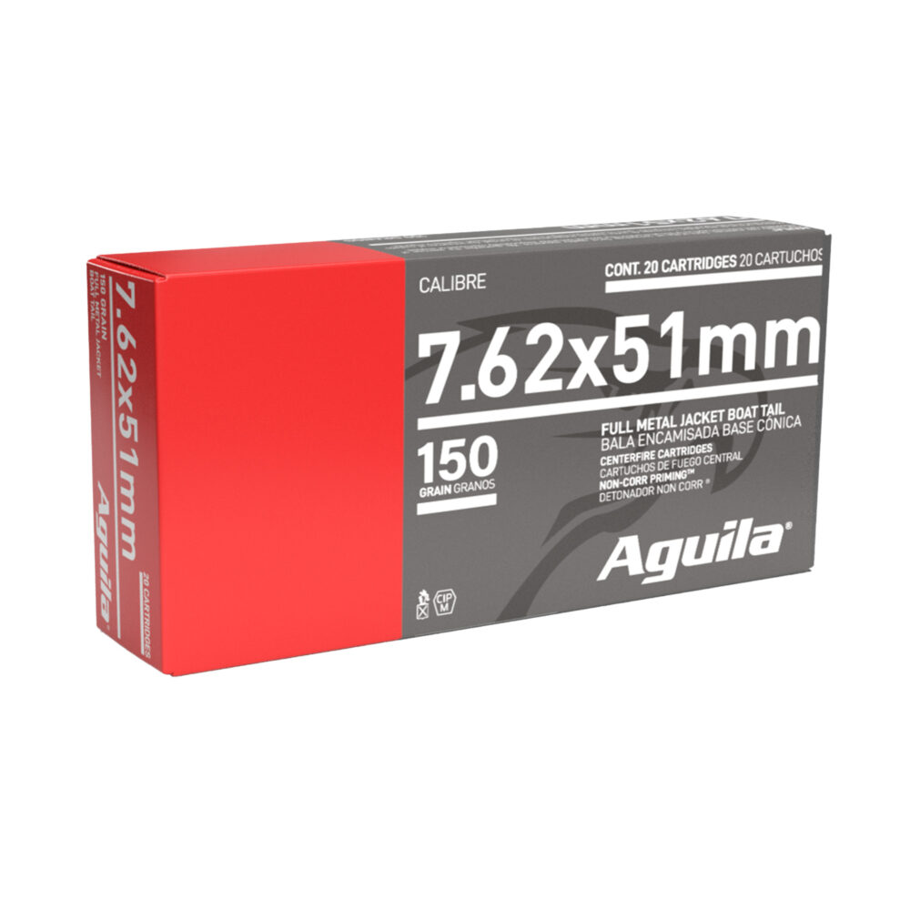 Aguila Ammunition Rifle 762X51 150 Grain 20 Round Box