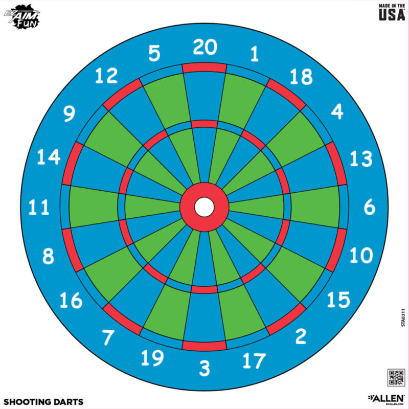 Allen Company Plinking the Day Away EZ Aim Paper Target 9 Pack 12″x12″