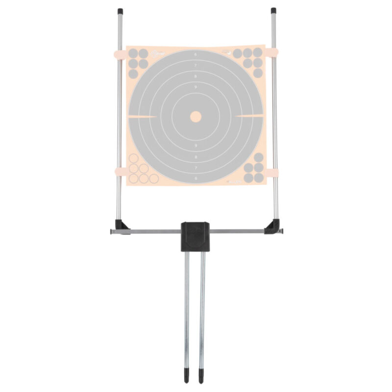 Allen Company Hub Stake Adjustable Target Stand Fits 24″x24″ Targets 19.5″ Tall Black