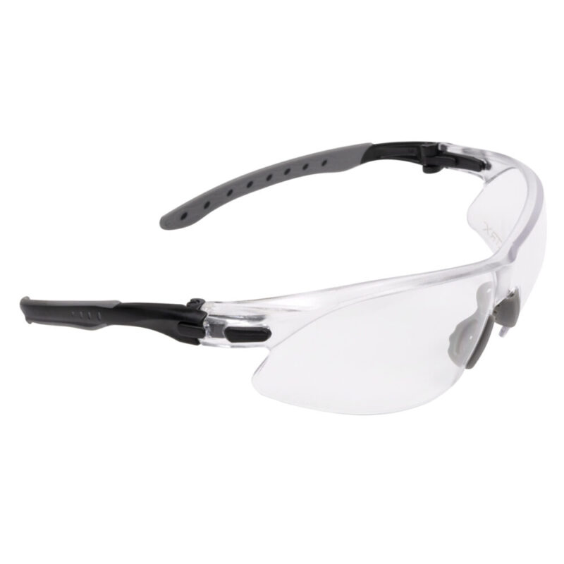 Allen Company ULTRX Keen Safety Glasses Anti-fog/Anti-scratch Black/Clear Frame