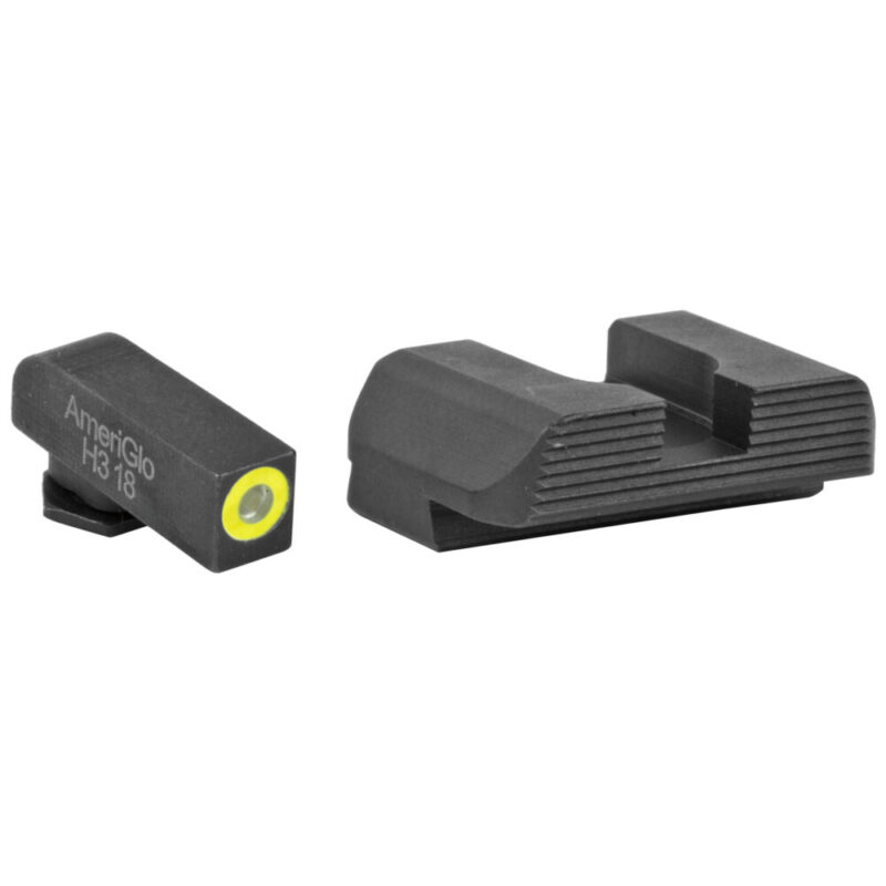 AmeriGlo Protector Sight Fits Glock 42 and 43 Green Tritium LumiLime Round Outline front