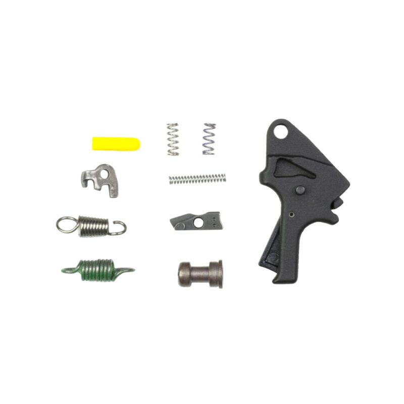 Apex Tactical Specialties Flat-Faced Forward Set Sear & Trigger Kit Polymer Black
