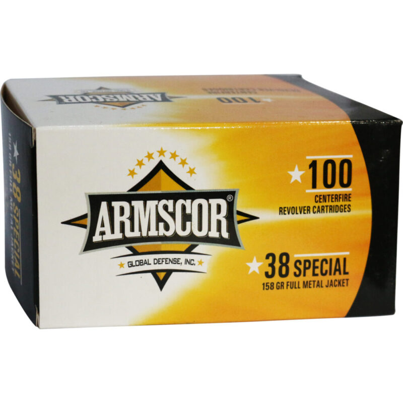 Armscor Ammo 38 Special 158 Grain 100 Round Box