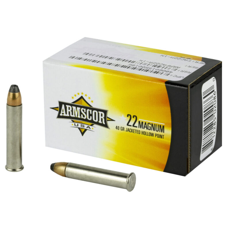 Armscor 22WMR 40 Grain 50 Round Box