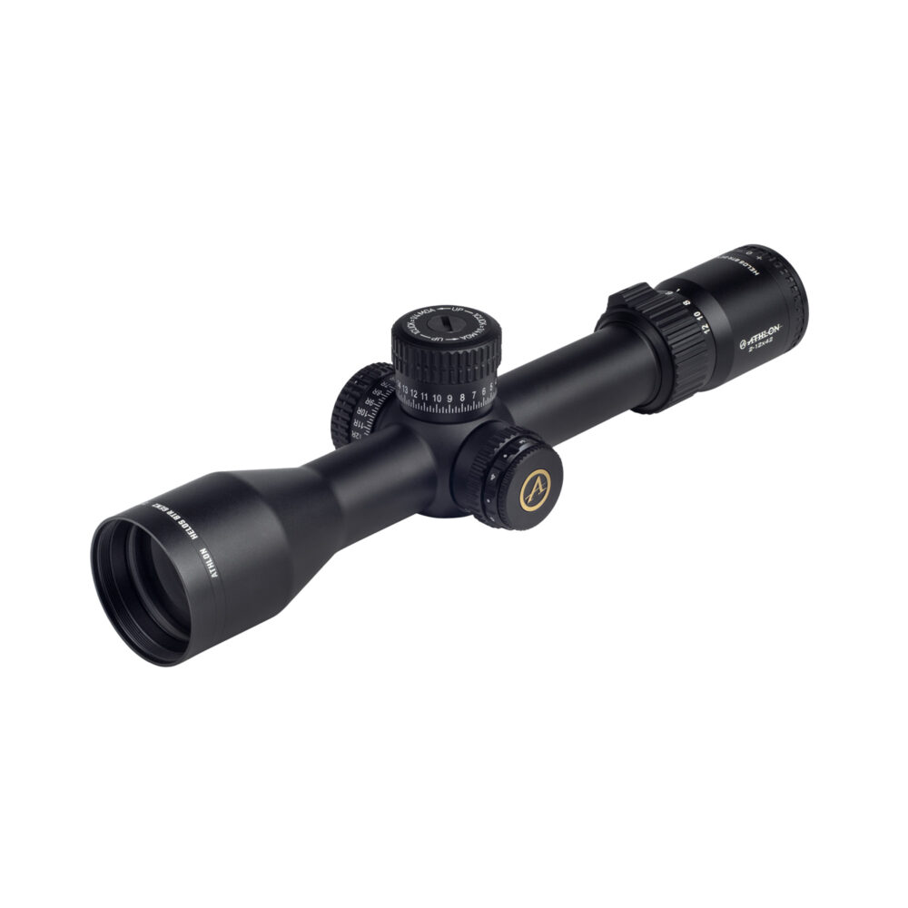 ATHLON Helos BTR Gen2 HD Rifle Scope 2-12X Magnification AHMR2 Reticle 42mm Objective Black