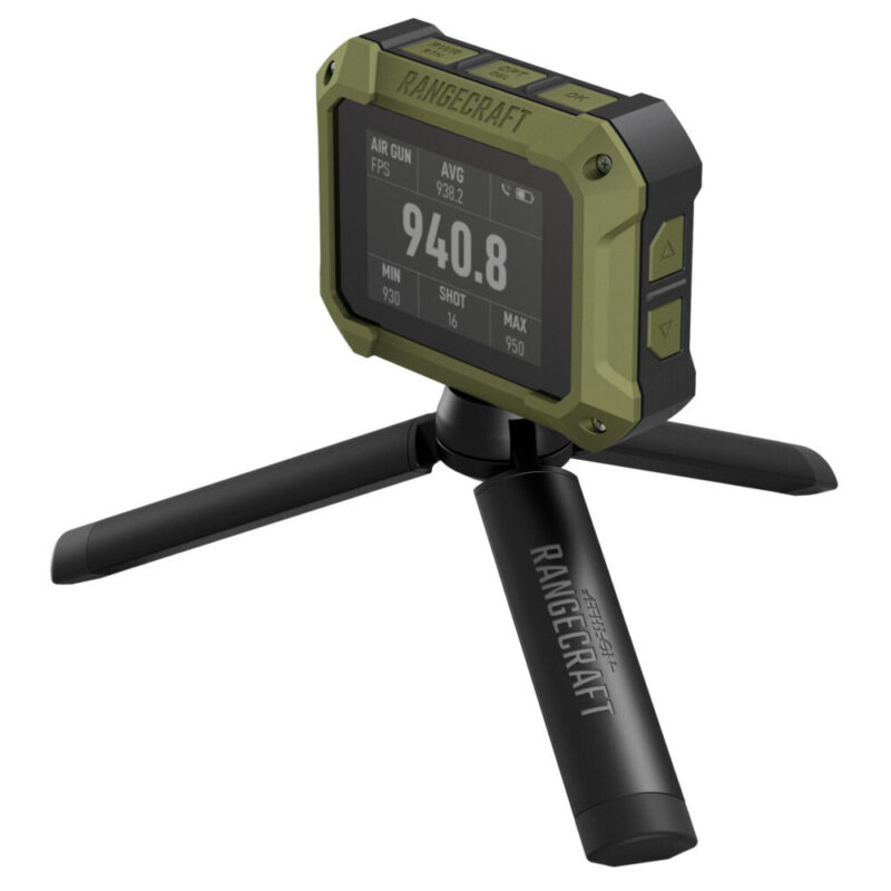 ATHLON Rangecraft Velocity PRO Radar Chronograph 65-5 000FPS 2.4″ Display Green and Black