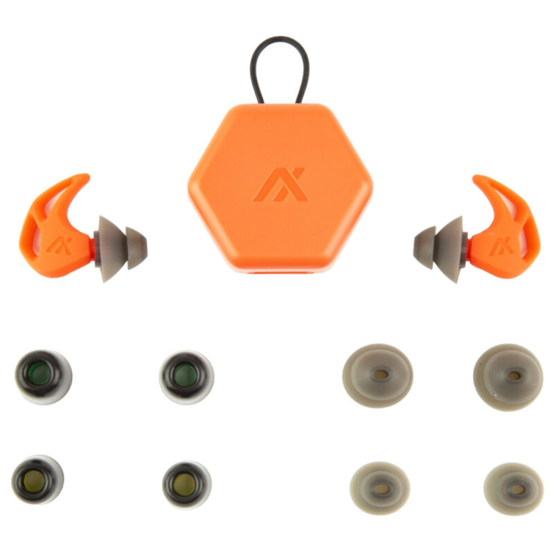AXIL X20 Earplugs Includes (3) Silicon Tips Red