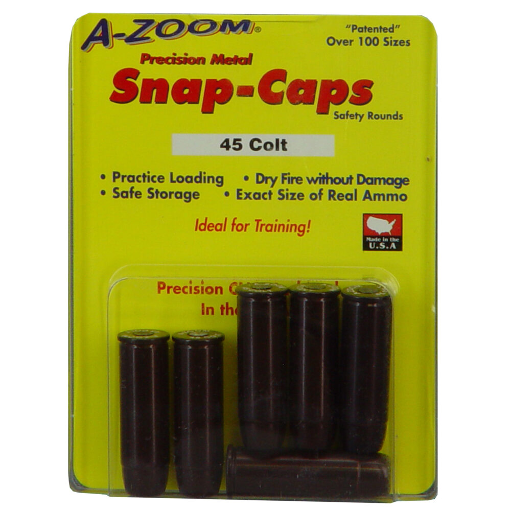 A-Zoom Snap Caps 45 Colt 6 Pack