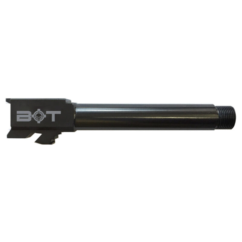Backup Tactical Barrel 9MM 1/2X28 Thread Pitch Fits GLOCK 19 Gen1-6 Black
