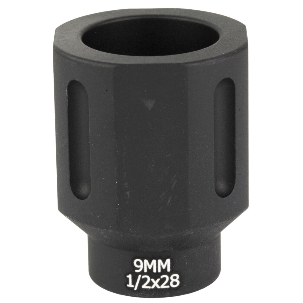 Battle Arms Development HEX FLASHCAN Blast Diverter 9MM 1/2X28 Threaded