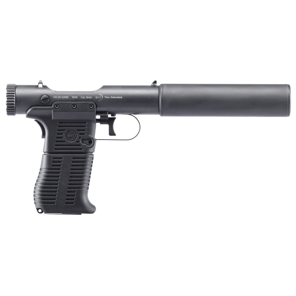 B&T USA Station Six Bolt Action 9MM 5″ Barrel 1 Magazine Black