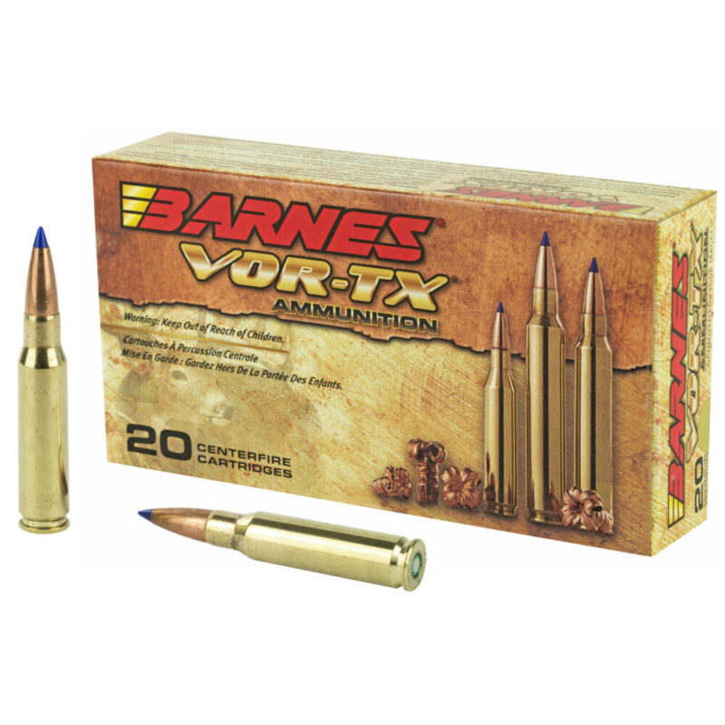 Barnes VOR-TX 308 Winchester 168 Grain 20 Round Box