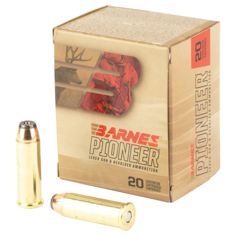 Barnes Pioneer 44 Magnum 300 Grain 20 Round Box