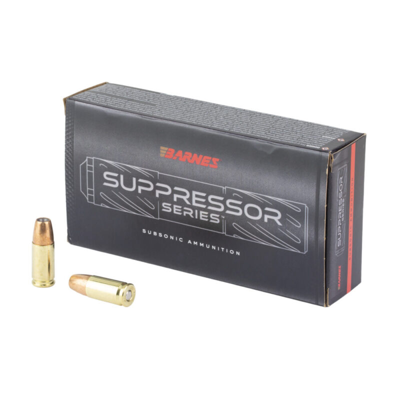 Barnes Suppressor Optimized 9MM 147 Grain 50 Round Box