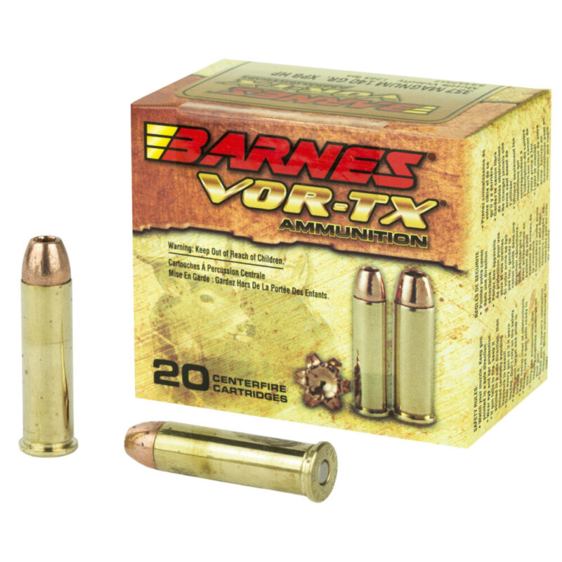 Barnes VOR-TX 357 Mag 140 Grain 20 Round Box