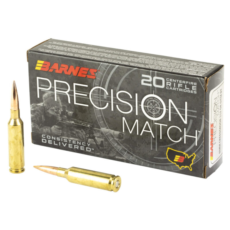 Barnes Precision Match 6MM Creedmoor 112 Grain 20 Round Box