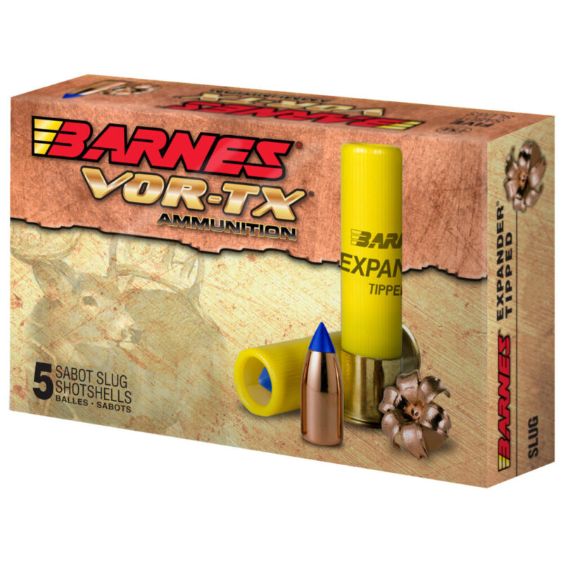 Barnes VOR-TX 20 Gauge 3″ 250 Grain Slug 5 Round Box