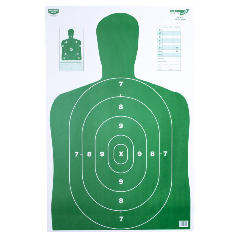 Birchwood Casey Eze-Scorer Target BC-27 23×35 100 Targets Green