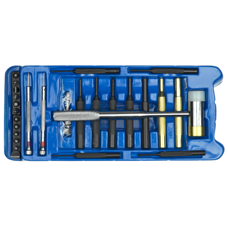 Birchwood Casey Gunsmith Kit 27 Selected Tools Blue Gunsmith Kit Weekender Professional Gunsmith Kit