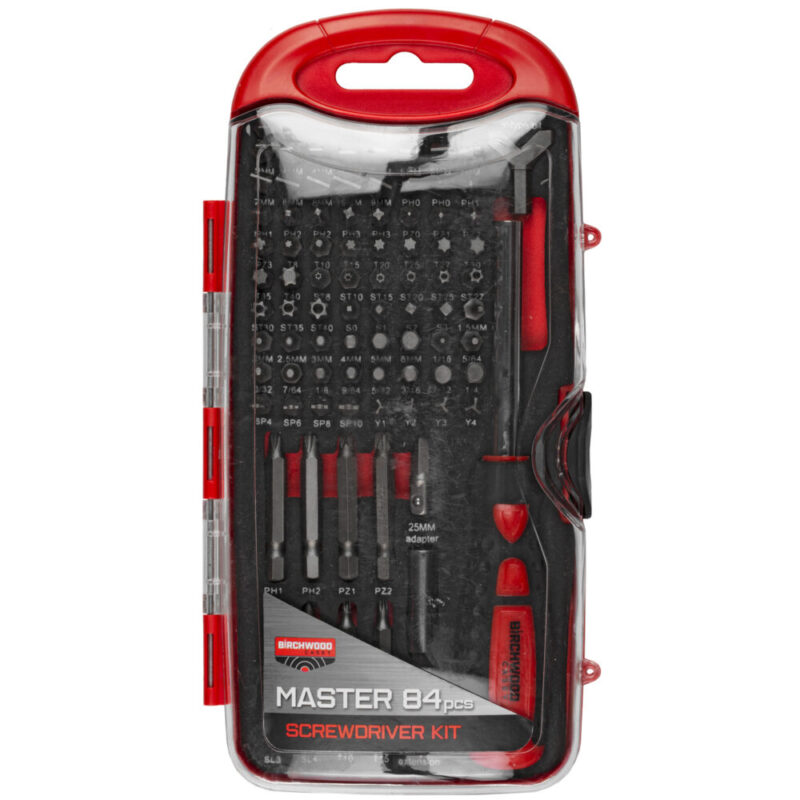 Birchwood Casey Pro Screwdriver Set 40 Piece Kit Red