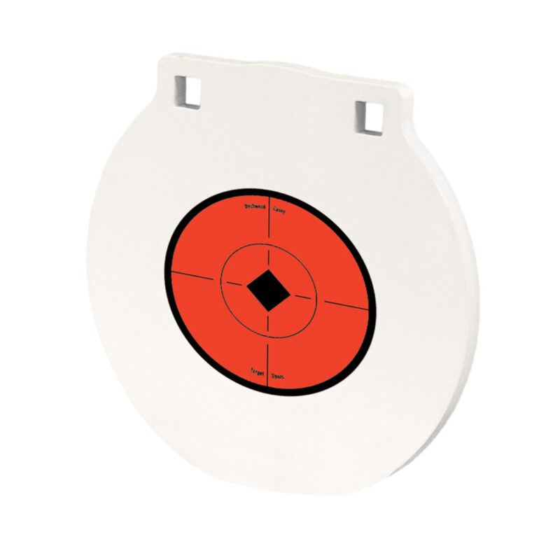 Birchwood Casey 1/2″ Steel Target 8″ White