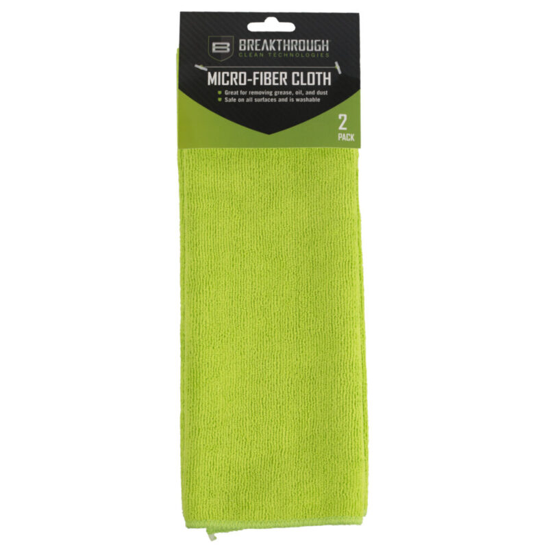 Breakthrough Clean Technologies Green Microfiber Towel Cloth 14″ X 14″