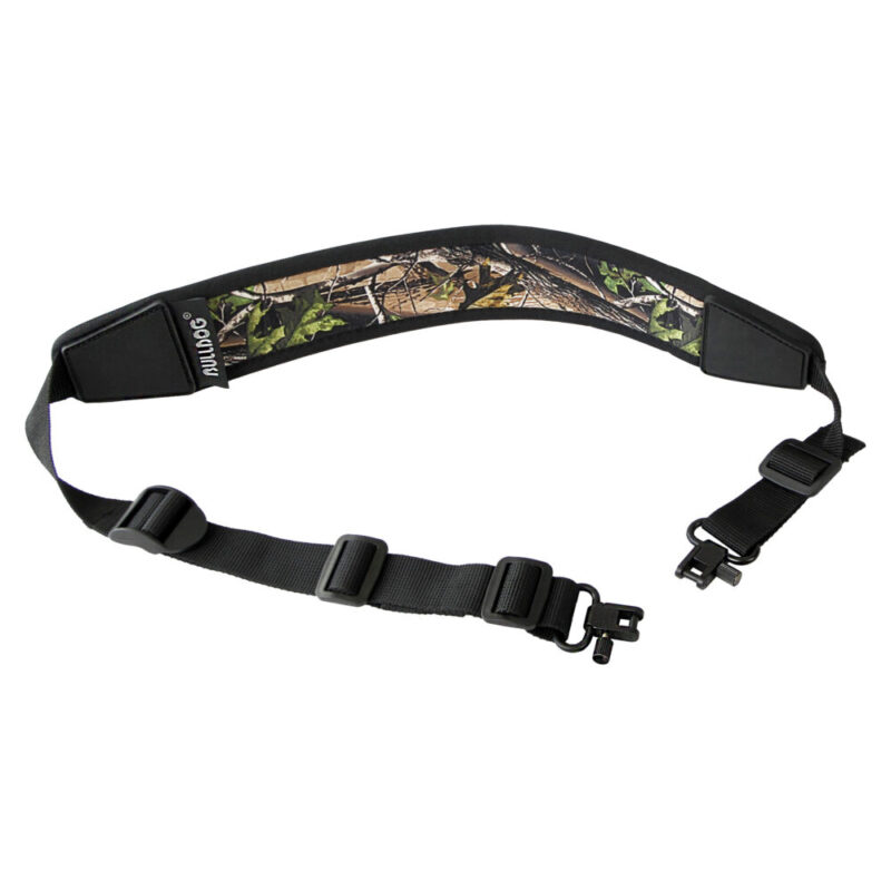 Bulldog Cases Neoprene Rifle Sling Deluxe Locking Swivels Camo