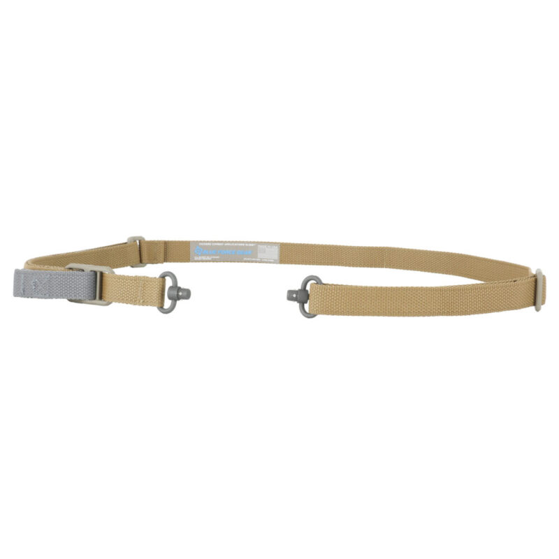 Blue Force Gear Vickers ONE Sling 2-Point Combat Sling 54″ with Adjuster Tightened 1″ Webbing Coyote